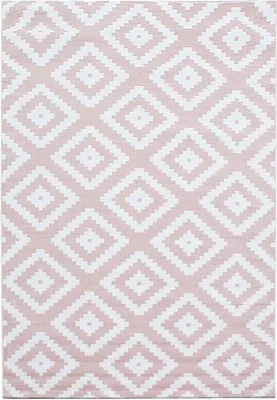 Produktbild von Kurzflor Teppich Pago rechteckig, Farbe: Pink, Größe:120x170 cm