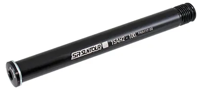 Zdjęcie produktu dla Oś piasty SR Suntour 15AH2, 100x15mm, 421665287, srebrna, 100 mm, srebrna, 100 mm