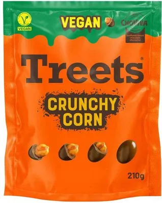 Produktbild von Treets Crunchy Corn ChoViva vegan 210g