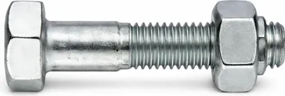 Immagine prodotto di Kellner & Kunz DIN601 ISO4016 M16x80mm Vite con dado Viti esagonali zincate + dado, 1 pz.