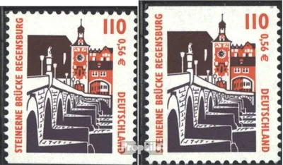 Produktbild von Briefmarken BRD (BR.Deutschland) 2000 Mi 2140C,2140D (kompl.Ausg.) postfrisch Sehenswürdigkeiten