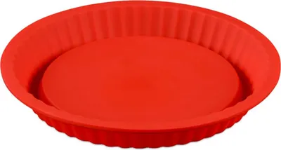 Produktbild von Silikon Quicheform Silikon Törtchenform Runde Silikon Kuchenform Antihaftbeschichtung Wiederverwendbare Quicheform Silikon Tarteform Gebäck für süßes Quichegebäck
