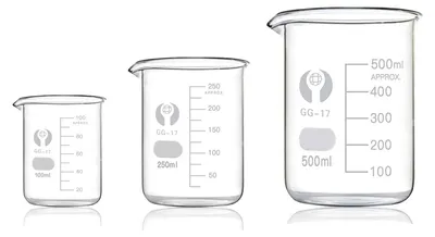 Obrázek produktu pro Odměrný pohár z borosilikátového skla, objem 500 ml, odolný vůči teplu, vhodný do kuchyně