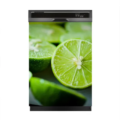 Produktbild von Magnete Dekorative 60x80 cm Küche Magnetmatte Spülmaschine - Limetten Obst