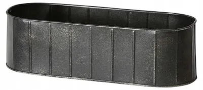 Produktbild von Donika Pflanzkasten Metall Schwarz Antik 43x15x12 cm