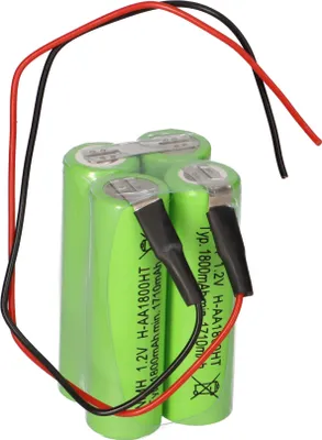 Produktbild von Akkupack für Notbeleuchtung NiMH 4,8V 1800mAh AA L2x2 Kabel 20cm