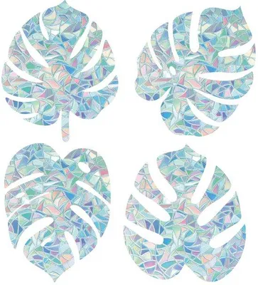 Produktbild von Regenbogen Raamsticker Schildpadblätter Prismatisch Vogelschutz