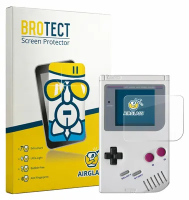 Produktbild von BROTECT Schutzglas für Nintendo Gameboy (1989) Schutzfolie Panzer Folie Glas Display Schutz klar