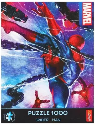 Image de Puzzle Trefl, Spiderman, 1000 pièces, qualité supérieure