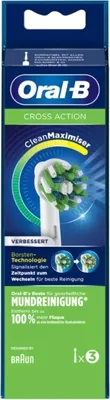 Obrázok produktu pre Oral-B 316442 3 Oral-B Cross Action CleanMaximizer Zahnbürstenaufsätze