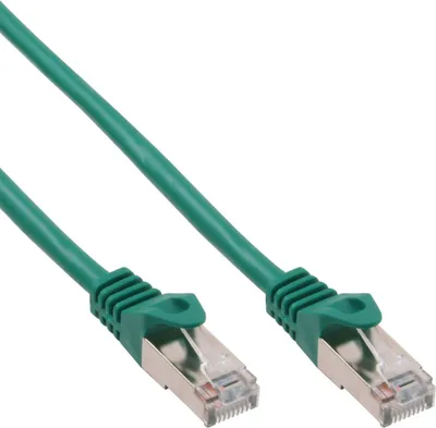 Immagine prodotto di InLine® 72511G Cavo patch, SF/UTP, Cat.5e, verde, 1m