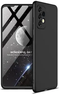 Produktbild von 360 Grad-Case für Galaxy A12 mit 2.5D Glas - Farbe: Schwarz - Modellkompatibilität: Für Samsung Galaxy A13