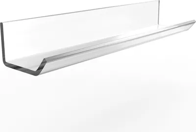 Zdjęcie produktu dla ALLboards PG25 ALLboards Stiftablage für Glasboards transparent Acryl 25,0 x 6,0 x 3,0 cm