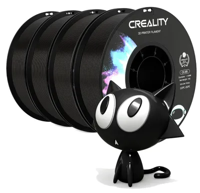 ABS Filament 1,75 mm, 4 kg Schwarz, Maßgenauigkeit +/-0,03 mm
