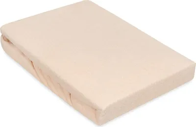 Zdjęcie produktu dla Prześcieradło frotte 150/160x190/200 PREMIUM kremowe