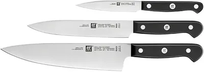 Imagen del producto de Silecomplaza 36130-003, Juego de cuchillos gourmet, acero inoxidable, plateado/, de 3 piezas
