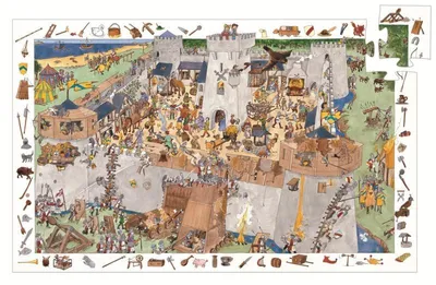 Obrázek produktu pro Pozorovací puzzle Hrad, Djeco