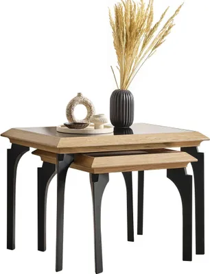 Produktbild von Designer Wohnzimmer Beistelltische Designer Holztische Ablagetisch