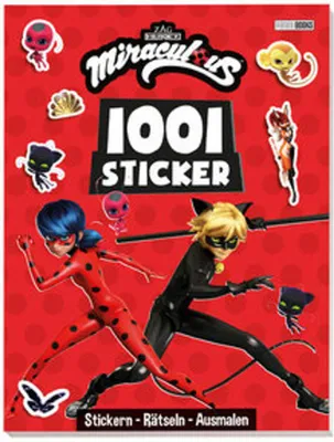 Produktbild von Miraculous: 1001 Sticker: Stickern - Rätseln - Ausmalen