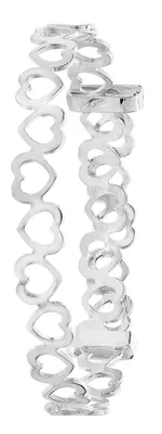 Image de Jonc Extensible Baby Coeur Argent fin 925 - 6mm; TRS37931