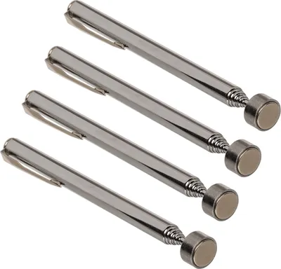 Produktbild von 4x Teleskop Magnetheber 62 cm Magnetstab Magnetgreifer Zugkraft 900g Magnet Greifer Stab Heber