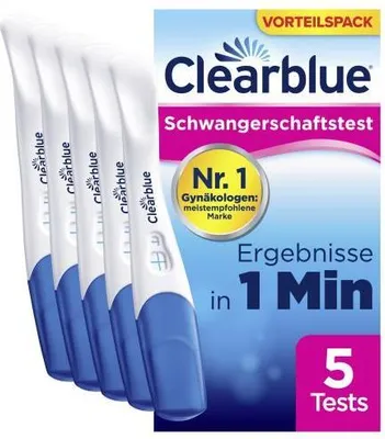 Produktbild von Clearblue Schwangerschaftstest schnelle Erkennung 5 St