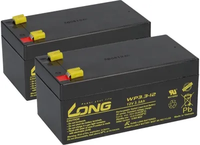 Produktbild von Ersatzakku für Alber Scalamobil S25, S30, S31, S35, S36, S38 und S39 2x Kung Long 12V 3,3Ah Bleiakku