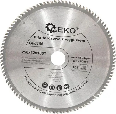 Obrázok produktu pre Kotúčová píla 250 mm na drevo, 100 zubov