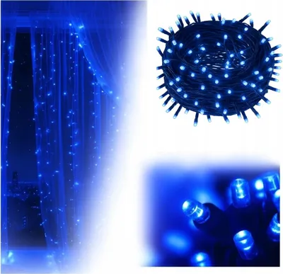 Image de Lichterkette - 54 M - 1000 Leds - Blaue Lichter - Weihnachtsdekoration