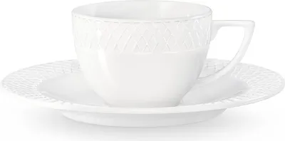 Zdjęcie produktu dla Wilmax zestaw filiżanek i spodków do kawy 6-częściowy 90 ml porcelana WL-880107/6C