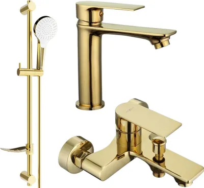 Immagine prodotto di Mexen Royo DF05 set da bagno, oro - 72203DF05-50