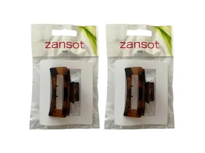 Productafbeelding van Zansot sponzen voor het haar, 6 cm, schildpadmotief, 2 stuks