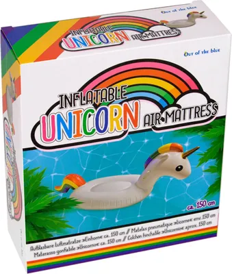 Produktbild von Einhorn Luftmatratze aufblasbar Reittier Unicorn