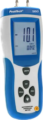 Immagine prodotto di Manometro differenziale PeakTech 0...344 hPa (PeakTech 5150)