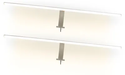Produktbild von kalb | kalb | LED Aufbauleuchte 60cm, dimmbar, 6W, 12V, mit Fußschalter 2er Set warmweiß