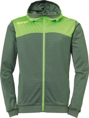 Produktbild von Kempa EMOTION 2.0 HOOD JACKET 152 dragon grün/hope grün