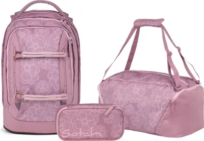 Produktbild von Satch, Schulrucksack-Set PACK Magnolia Dream 3-teilig, ab 5. Klasse