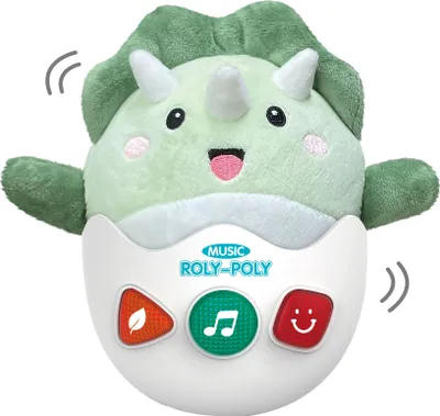 Zdjęcie produktu dla WIKY Roly-poly pluszowy dinozaur z efektami 20cm