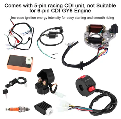 Obrázek produktu pro 50 70 90 110CC CDI Harness Assembly Wiring Kit ATV Electric Start QUAD