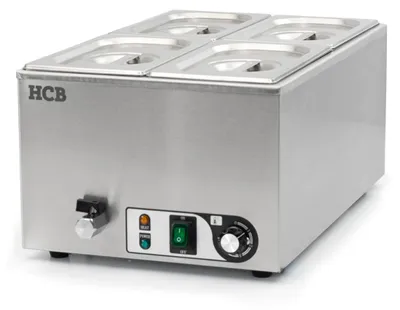 Produktbild von HCB Bain marie - 4 x 1/4 GN - 230V - Edelstahl - 8671