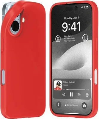 Produktbild von Mercury Soft iPhone 16 6,1" rot/rot Schutzhülle