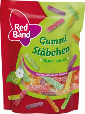 Produktbild von Red Band Gummi Stäbchen super sauer 200g