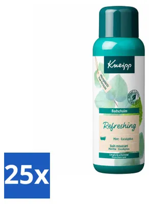 Zdjęcie produktu dla 25 sztuk produktu Kneipp Badschuim Mint Eucalyptus - 400 ml - Opakowanie ekonomiczne