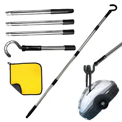 Produktbild von Roboter-Haken-Set für Schwimmbäder, 4-teilig, für Teleskopstange