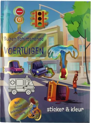 Produktbild von Mondikaart Mal- und Stickerbuch Fahrzeuge