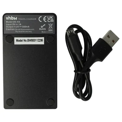 Produktbild von vhbw USB-C Ladegerät kompatibel mit Samsung Digimax L77 Kamera - Ladeschale + USB-C Kabel Ladeanzeige