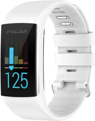 Produktbild von Strap-it Polar A360 / A370 Silikonarmband (Weiß)