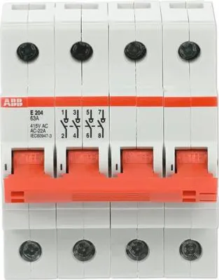 Immagine prodotto di E204/63R 63A sezionatore 4 poli