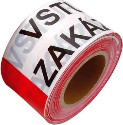 Obrázek produktu pro Páska varovací 80mmx250m VSTUP ZAKÁZÁN 38945