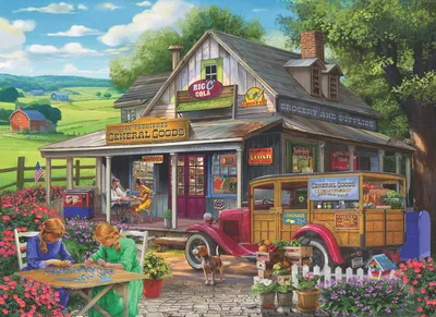 Obrázok produktu pre SunsOut Puzzle XXL dieliky - Všeobecný obchod - 500 dielikov